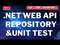 .Net WebApi Generic Repository Pattern & Unit Test #1