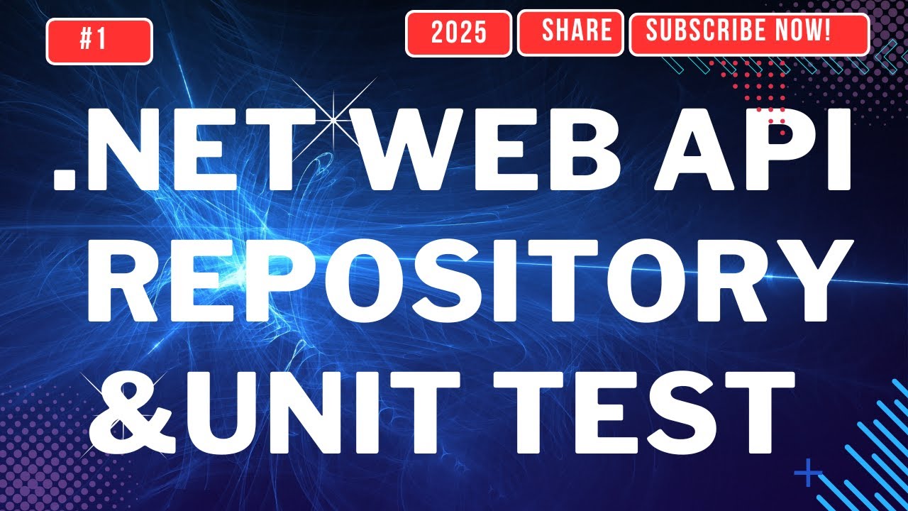 .Net WebApi Generic Repository Pattern & Unit Test #1 - YouTube