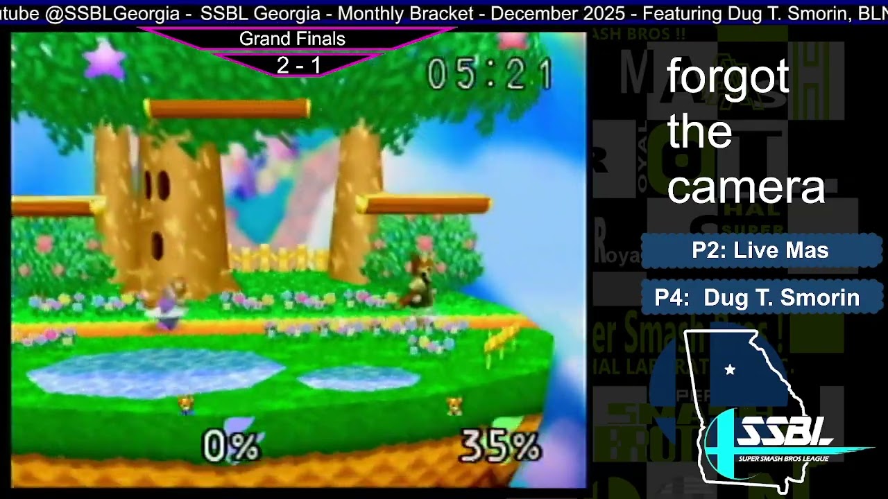 Dug T. Smorin Vs. Live Mas - Round Robin Pools - SSBL Georgia Monthly Bracket - Jan. 10, 2026