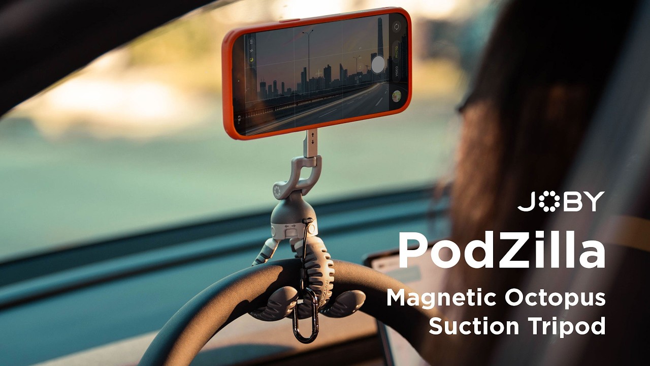 Meet JOBY PodZilla® Octo Suction Tripod - Ready to Go Anywhere