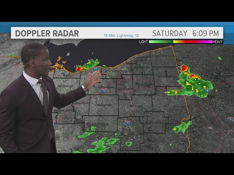 Cleveland Weather: Scattered showers possible on Saturday evening