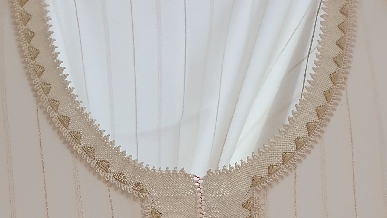 كفاش نخدم الراندة الحصيرة فدورة العنق القفطان للمبتدئات الجزء الخامس 