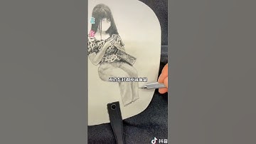 How to draw #art #sketching #pencildrawing #surprise #drawinggirl #realsticsketch #shorts_video