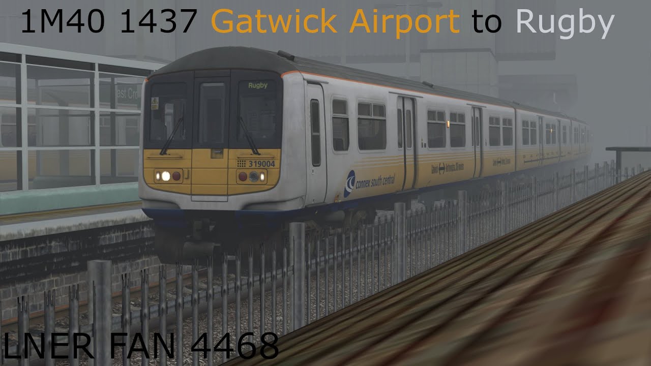 TS2021 BML 1M40 1437 Gatwick Airport to Rugby AP 319 Vol 2 Connex South ...