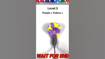 Guess the mixed colors (increasing difficulty!)- part 2 #colormixing #guessthecolor #shorts