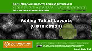 Android 01Ob - Adding Tablet Layouts (Clarification)