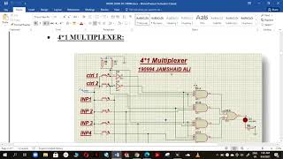 Implementation of Functions (Encoder, Decoder, Mux, Demux) ||Proteus || Quartus