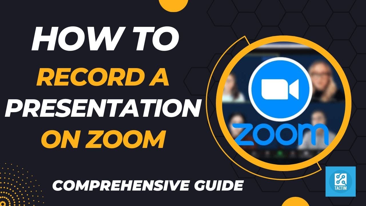 How to Record a Presentation on Zoom Comprehensive Guide YouTube