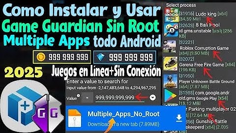 Como Instalar y Usar Game Guardian en Multiple Apps Sin Root en Cualquier Dispositivo Android ||2025