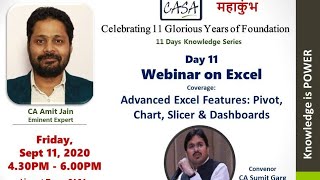Webinar on EXCEL