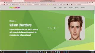 Web development || Internship || LEVEL -1 (TASK-2) : Portfolio || Oasis Infobyte