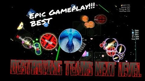 destroying Teams Next Level!(Solo )!+Epic survival Gameplay!/Reversed tricksplit!|Nebulous