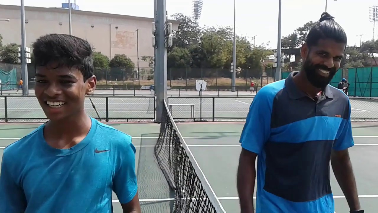 Playing an ATP Pro, Match With Vishnu Vardhan
