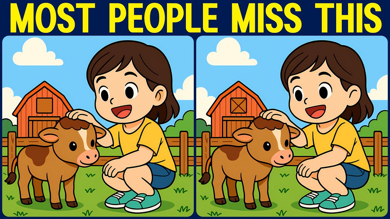 [Spot the Difference Brain Training] The subtle differences will test ...