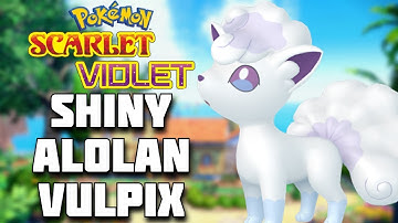 SHINY ALOLAN VULPIX FULL REACTION! Pokemon Scarlet and Violet Shiny Highlight! #shinypokemon
