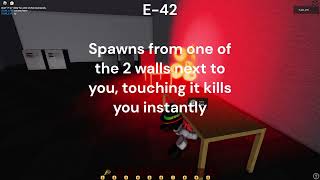 interminable rooms entity guide section E