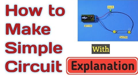 How to make Simple Circuit with explanation/science working model simple Circuit//Kansal Creation/