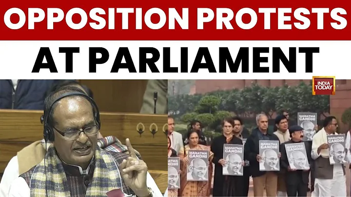 Opposition Protests Against VB-G Ram G Bill, Says MGNREGA Name Change Disrespects Mahatma Gandhi