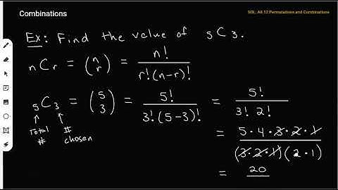 Introduction to Combinations | Permutations and Combinations | Algebra 2