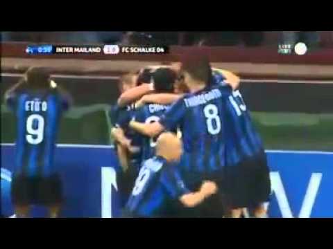 Inter - Schalke 04 1:0 Dejan Stankovic Goal