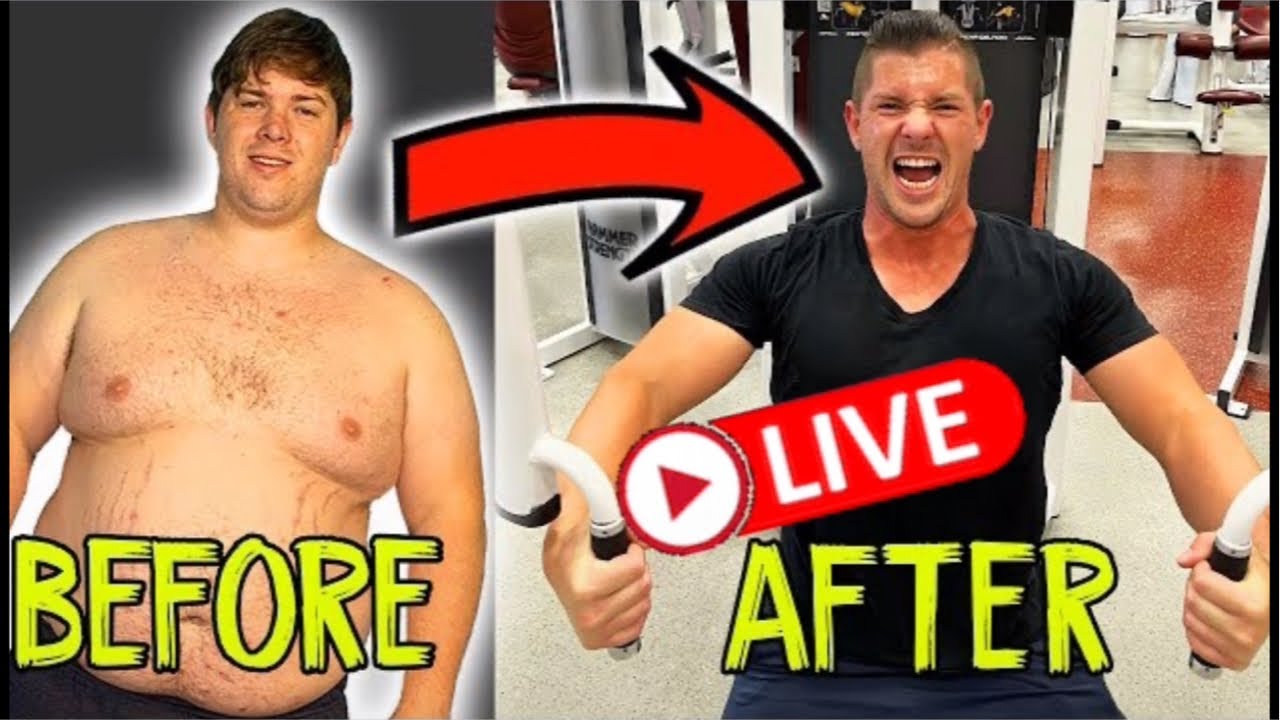 Lost 100 Pounds in 6 Months | Gym Session Live - YouTube