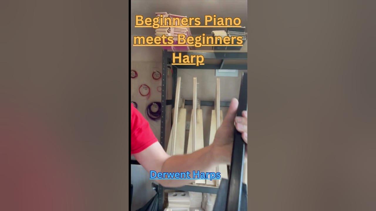 IvorFlint Beginners Piano meets Derwentharps Beginners Harps. Paul