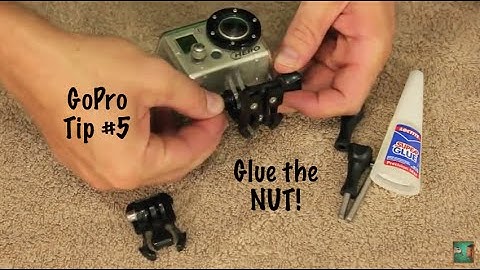 Thumbscrew + Nut / Bolt: How to secure them - GoPro Tip #5 | MicBergsma