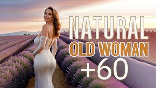 Natural Older Woman Over 50 Attractively Dressed Classy💖Natural Older Ladies Over 60💃Fashion Tips211