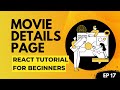 17 React Movie Details Page | React Tutorial For Beginners