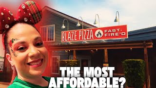 First Time Eating At Blaze Pizza At Disney Springs! Maybe The Most Affordable Spot Here 2025