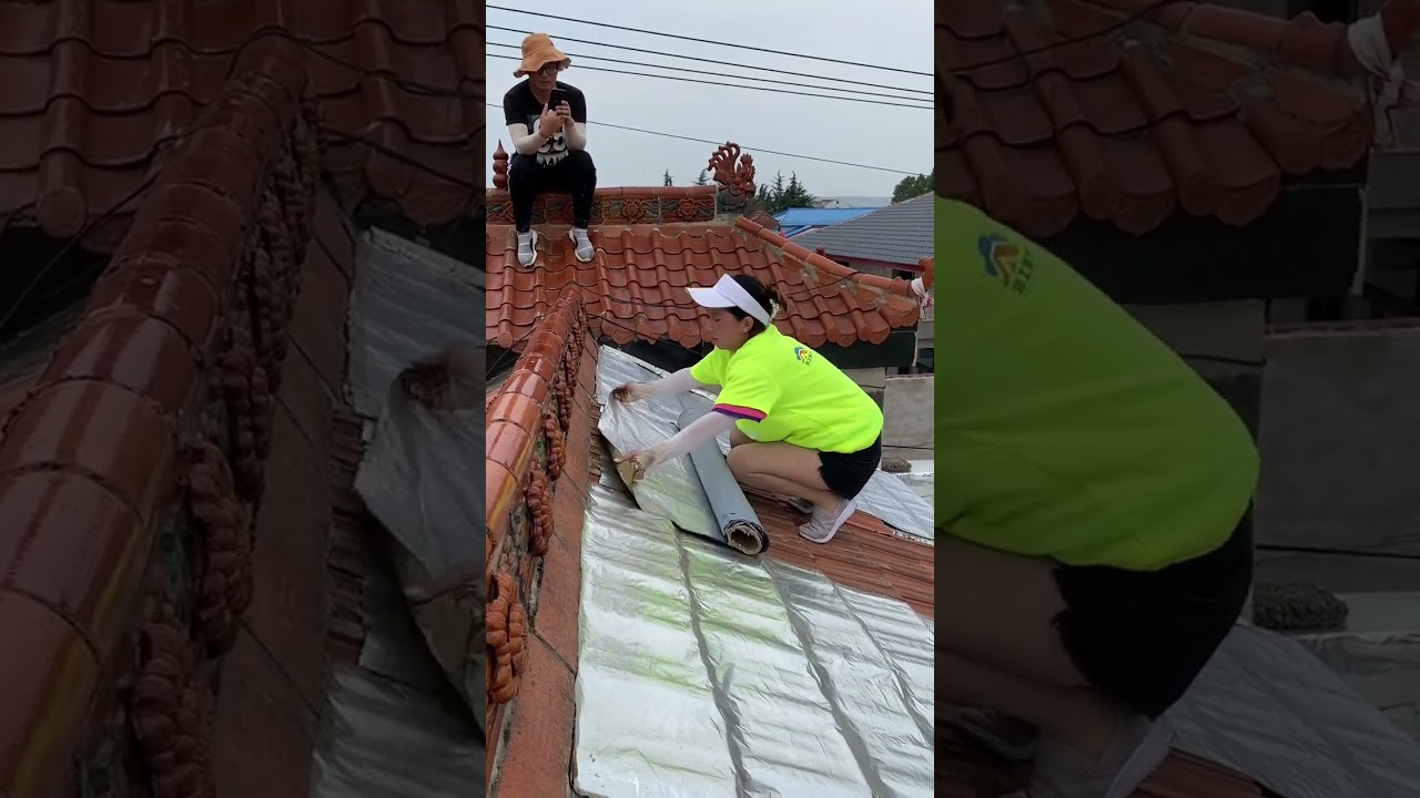 The waterproof coil made of metal aluminum film is not the same, and the rainstorm is not afraid