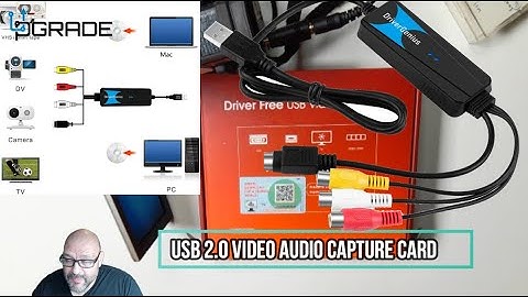 USB 2.0 Video Audio Capture Card