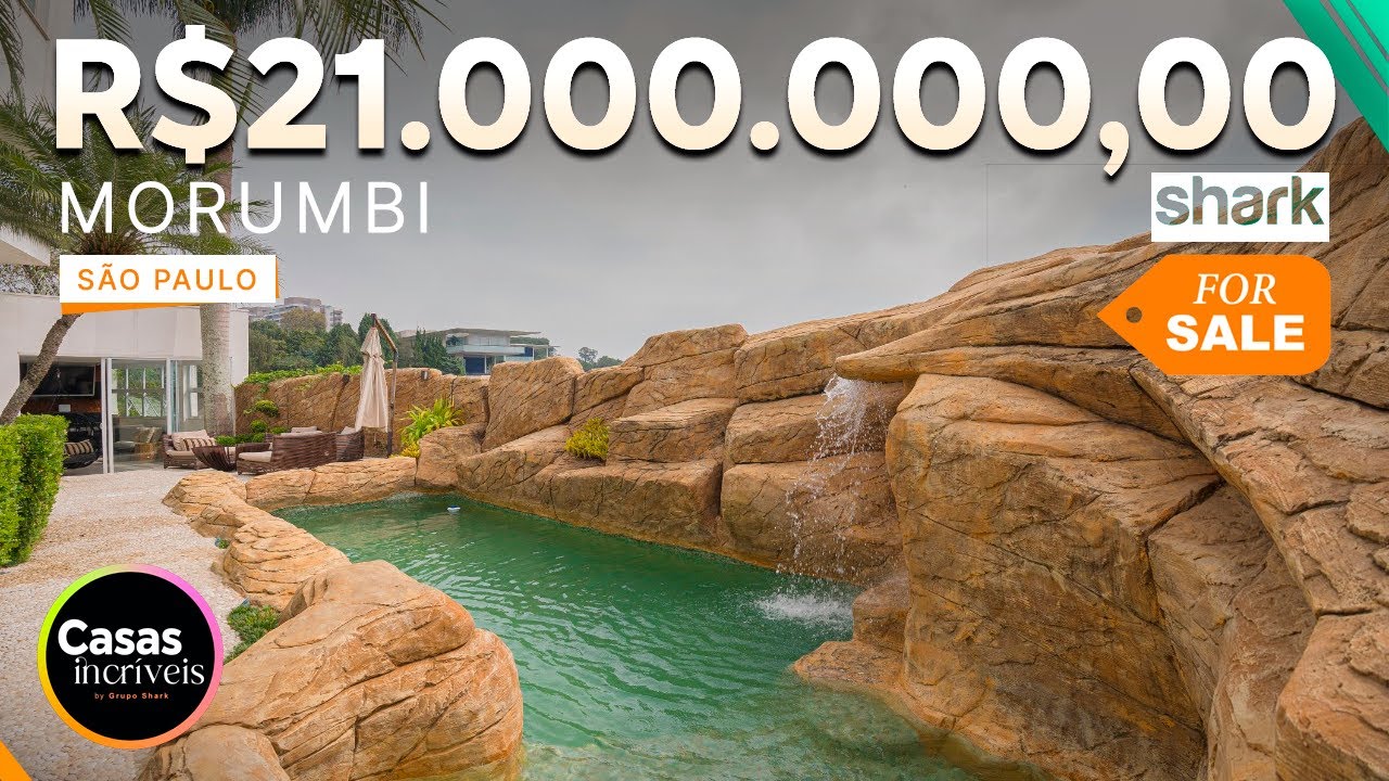 MANSÃO À VENDA NO MORUMBI DE R$21.000.000,00 | SÃO PAULO | 970m2