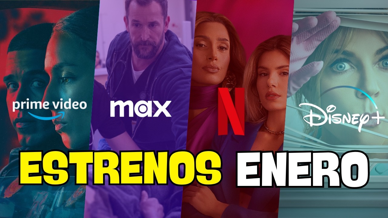 🍿 ESTRENOS de ENERO 2025 en Netflix, Prime Video, Max y Disney Plus ...