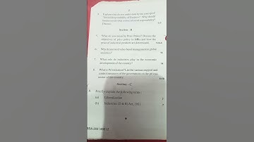 BBA (First year) pyq 2010 (2 nd sem ).paper -Third bussiness environment# trending #viralshorts