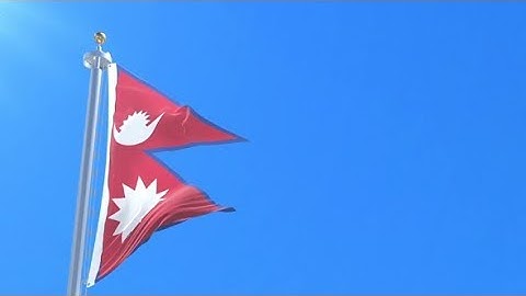 Nepal Flag Waving | Motion Graphics - Videohive template