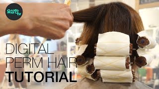 [K Beauty] Digital Perm Tutorial (for Extremely Damaged Hair_) 손상모 디지털펌(デジタルパーマ) 시술 전과정_요상한TV