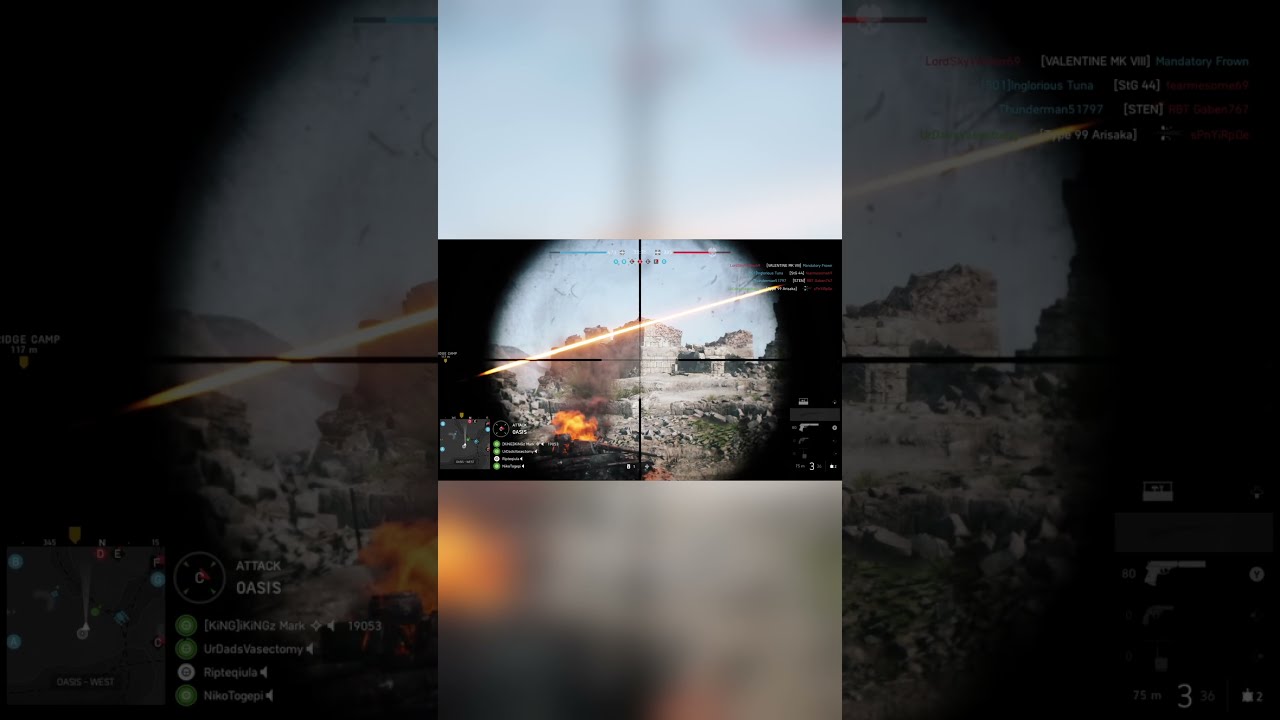 Sniping with the Krag-Jorgenson in Battlefield 5(Xbox Series X)