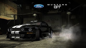 Need for Speed: Most Wanted. Ford Mustang GT customization and race.