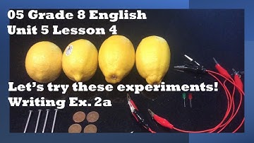 05 Grade 8 English Unit 6 Lesson 1 Exercise 2a