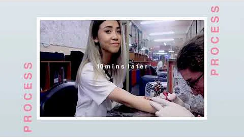 GETTING A TATTOO - first experience // process + aftercare