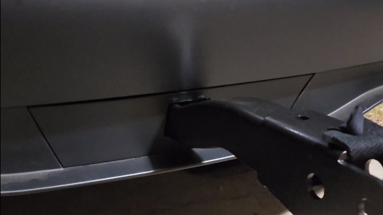 Tesla Model Y towing capability teased with rear cover plate for hitch  receiver