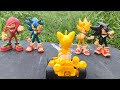 Sonic the hedgehog action figure :Sonic/knukles/Super sonic/Prime/Jaks/Were hog/Tails/Super shadow