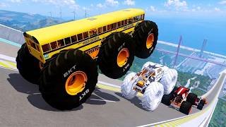 Epic High Speed Jumps Stunts & Crashes #2 - BeamNG Drive | BeamNGDH