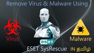 Remove virus & malware using ESET SysRescue.