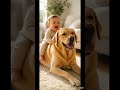 The Purest Friendship! 🐾👶 Baby Riding a Gentle Labrador!