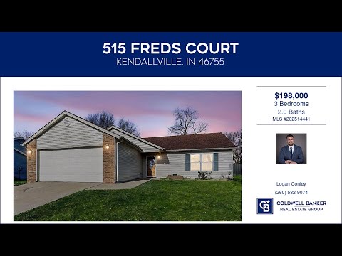 515 Freds Court, Kendallville, IN home video tour