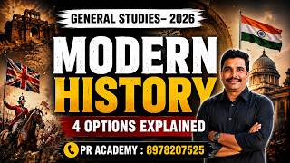 🚀 General Studies 2026 | Modern History Important Bits | Exam-Oriented MCQs with Explanation |