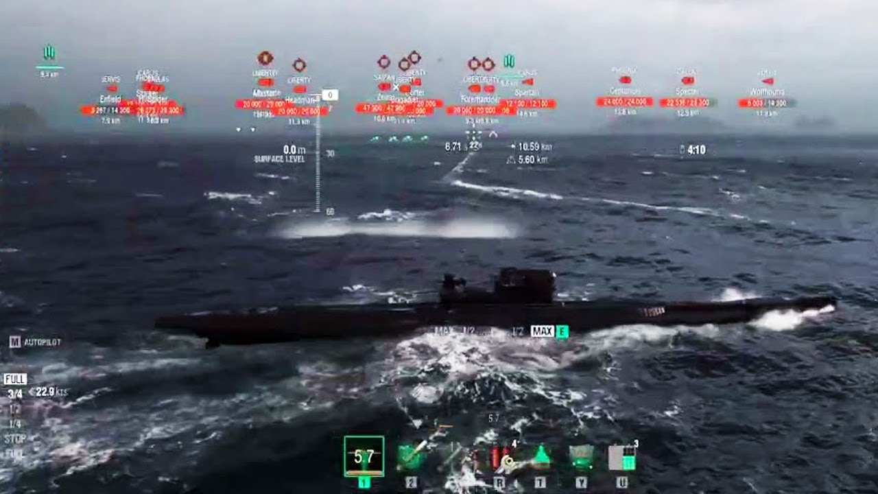 New Submarine Operation - Wolfpack! 5 Star Run