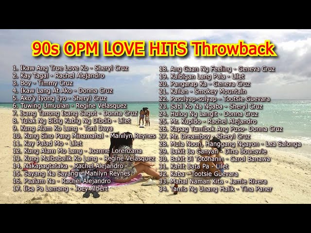 90s OPM Love Hits Throwback class=